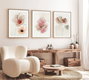 Wallity Cuadro Decorativo Enmarcado Huhu205 - 30 x 40 cm (3 Piezas)